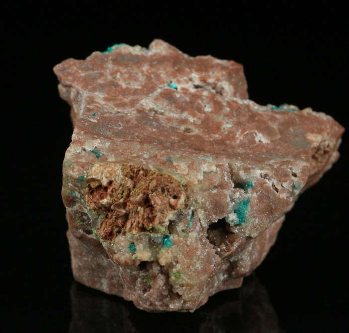 Dioptase on Matrix, Tsumeb Mine, Namibia