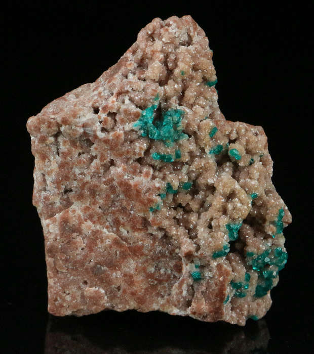 Dioptase on Matrix, Tsumeb Mine, Namibia