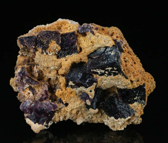 Grape Jelly Fluorite on Matrix, Damaraland, Palmwag, Erongo, Namibia