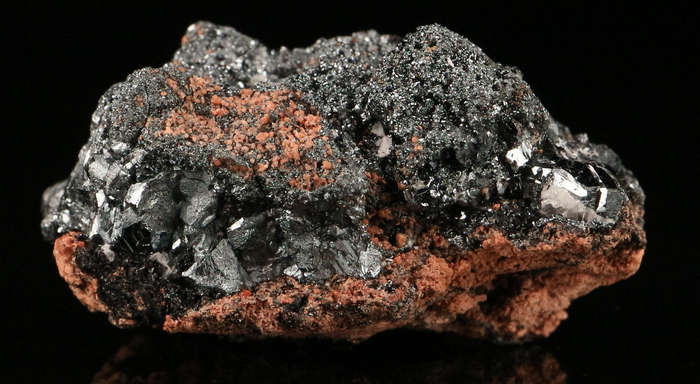 Hematite on Matrix, "N'Chwaning II Mine, Kalahari Manganese Field, Northern Cape, South Africa "