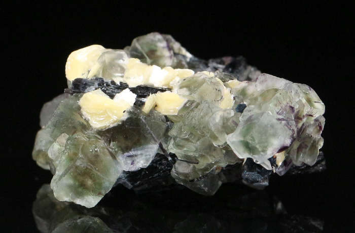 Muscovite, Fluorite & Schorl Cluster, Erongo Mnt Region, Namibia