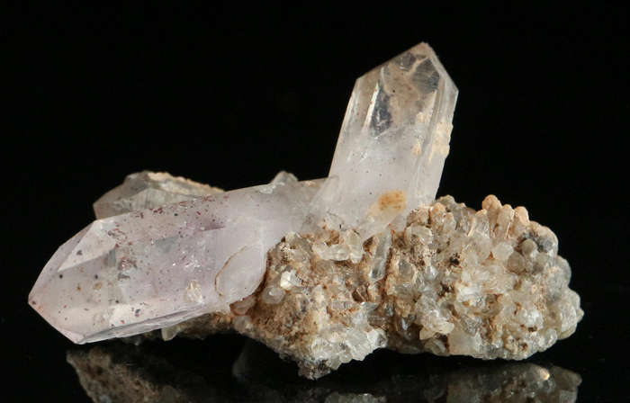 Amethyst Quartz on Matrix, Brandberg Mnt, Namibia