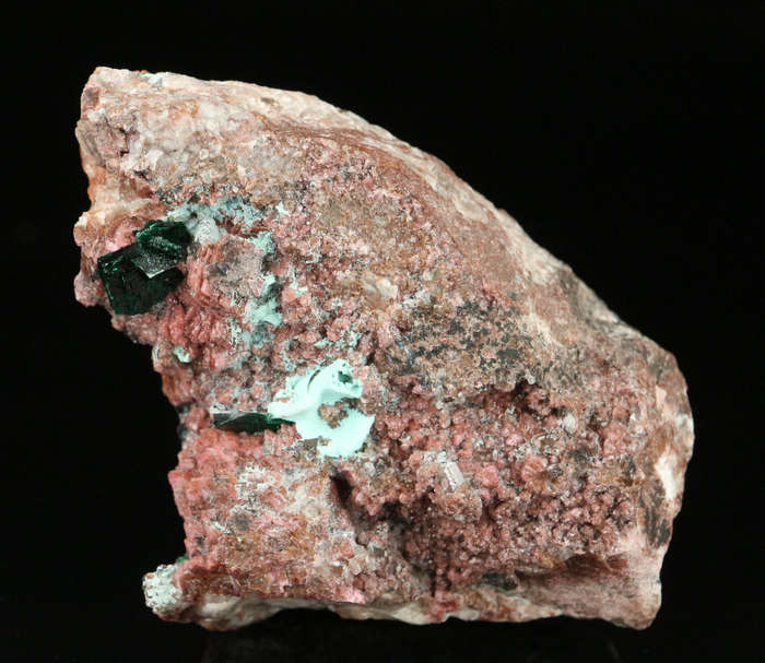 Malachite on Cobaltoan Calcite, Mashamba West Mine, DRC