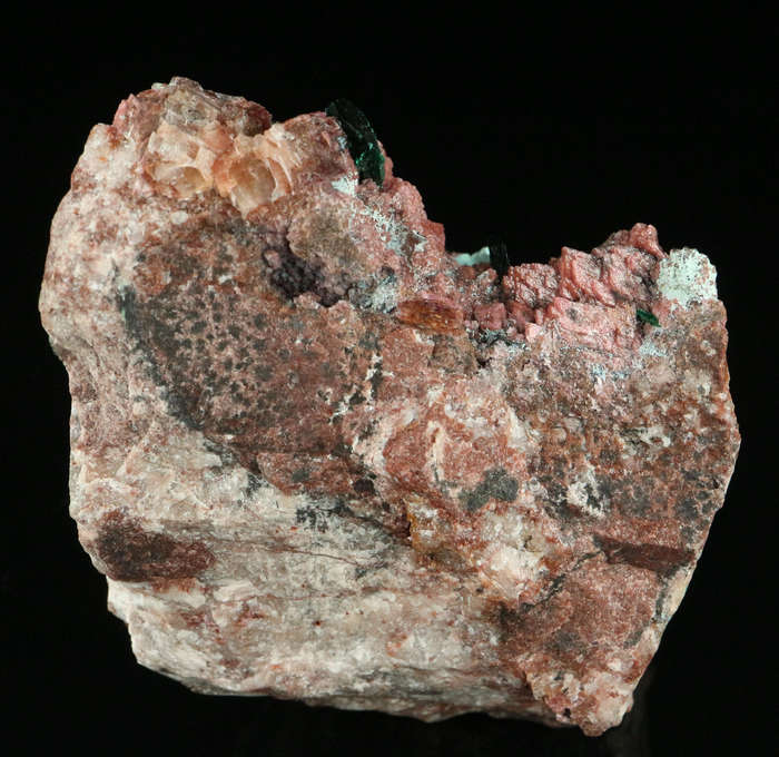 Malachite on Cobaltoan Calcite, Mashamba West Mine, DRC