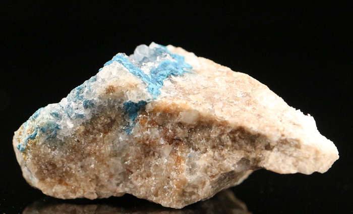 Quartz on Shattuckite, Kaokoveld Region, Namibia