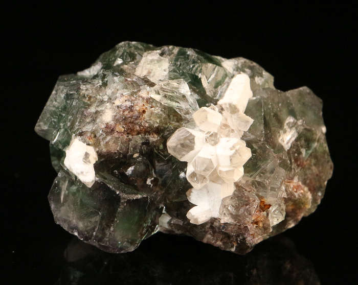 Quartz on Fluorite, Okoruso Mine, Namibia