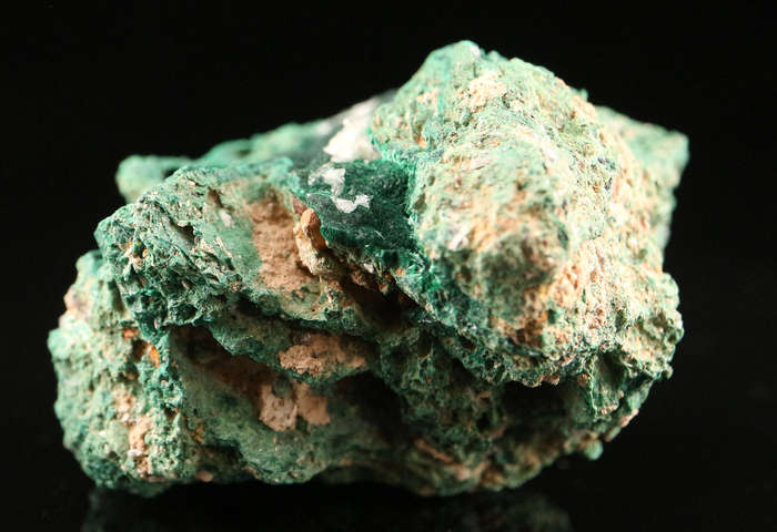 Cerussite on Malachite, Kimbedi, Mindouli, Brazzaville, Congo