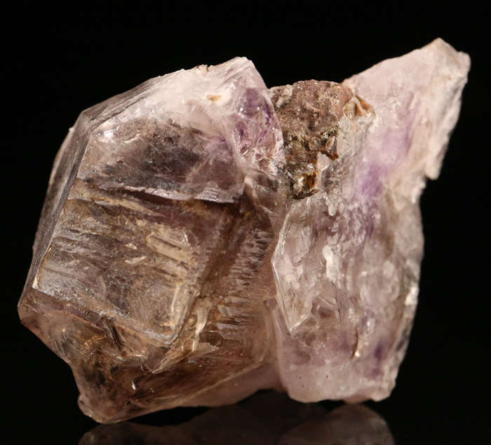 Amethyst Smoky Quartz Cluster, Gobobosebberge Mnt, Namibia