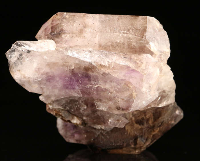 Amethyst Smoky Quartz Cluster, Gobobosebberge Mnt, Namibia