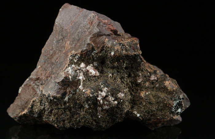 Rhodochrosite on Matrix,"N'Chwaning II Mine, Kalahari Manganese Field, Northern Cape, South Africa "