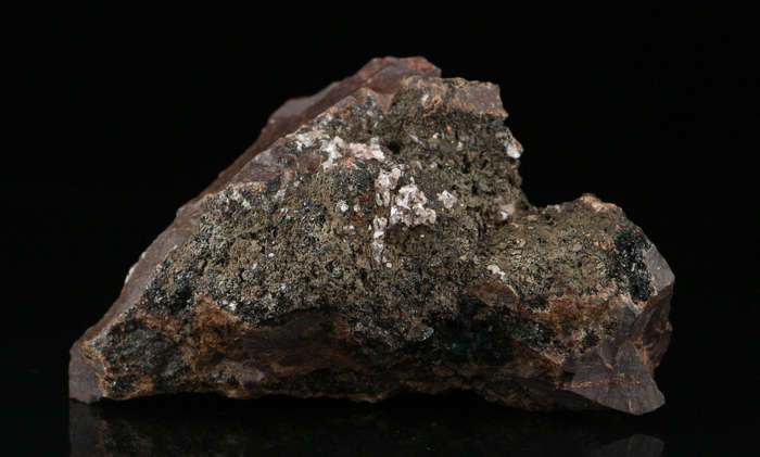 Rhodochrosite on Matrix,"N'Chwaning II Mine, Kalahari Manganese Field, Northern Cape, South Africa "