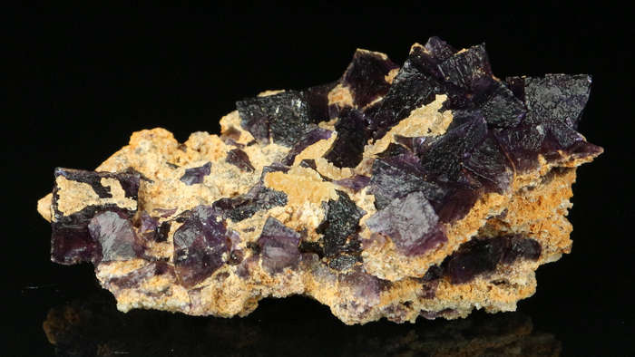 Grape Jelly Fluorite on Matrix, Damaraland, Palmwag, Erongo, Namibia