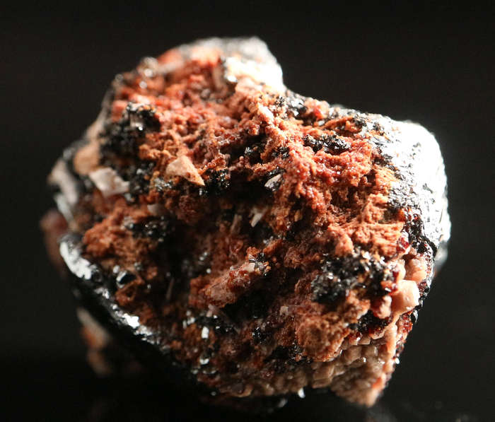 Andradite on Hematite, Wessels Mine, Northern Cape, South Africa