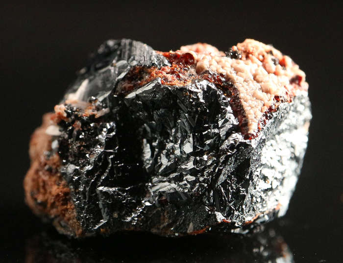 Andradite on Hematite, Wessels Mine, Northern Cape, South Africa