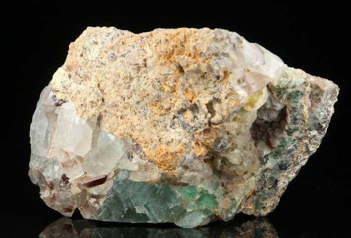Fluorite, Quartz on Matrix, Riemvasmaak, Northern Cape, South Africa