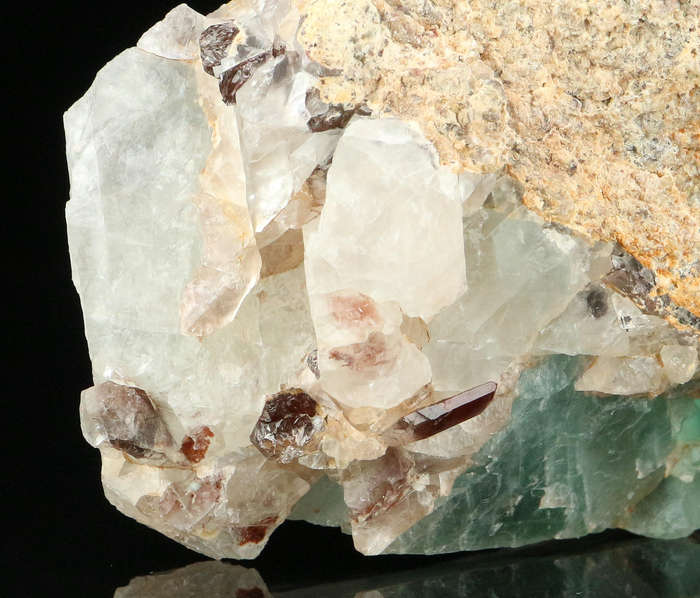 Fluorite, Quartz on Matrix, Riemvasmaak, Northern Cape, South Africa