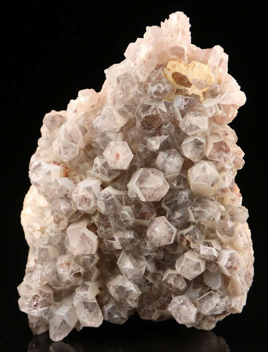 Red Hematite in Quartz Cluster, Orange River Area, Northern Cape, South Africa