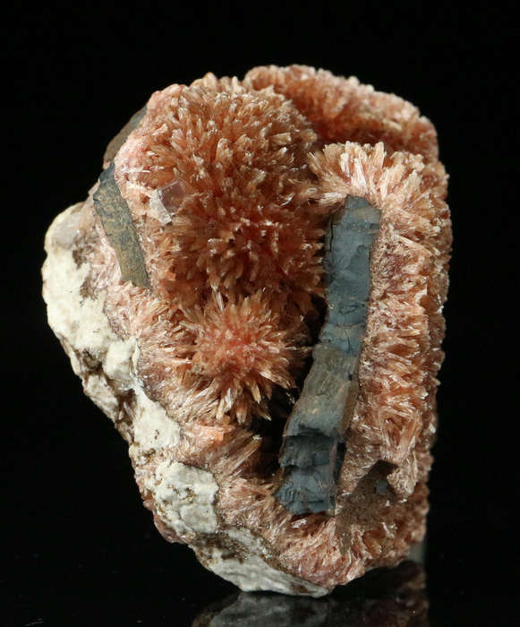 Inesite on Matrix, "N'Chwaning II Mine, Kalahari Manganese Field, Northern Cape, South Africa "
