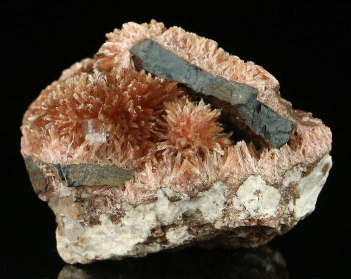 Inesite on Matrix, "N'Chwaning II Mine, Kalahari Manganese Field, Northern Cape, South Africa "
