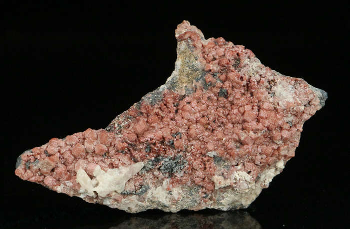 Hausmannite on Andradite,"N'Chwaning II Mine, Kalahari Manganese Field, Northern Cape, South Africa