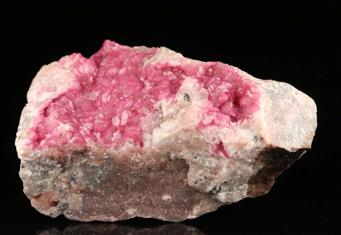 Cobaltoan Calcite on Matrix, Kakanda deposit, Lubudi, Lualaba, DR Congo