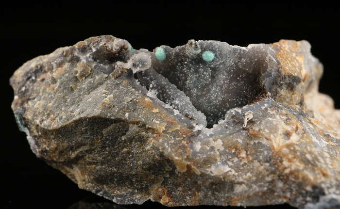 Quartz Druzy on matrix, Skorpion Mine, Karas Region, Namibia