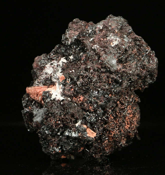 Manganvesuvianite on Hausmannite,"N'Chwaning II Mine, Kalahari Manganese Field, Northern Cape, South