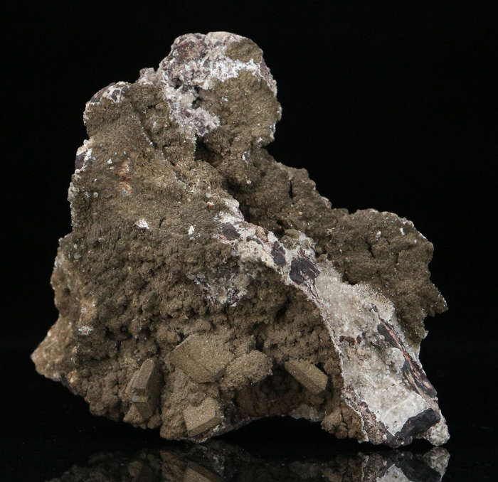 Lizardite on Hydroxyapophyllite on Matrix,"N'Chwaning II Mine, Kalahari Manganese Field, Northern Ca