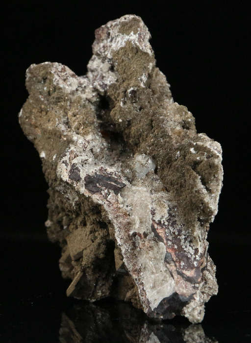 Lizardite on Hydroxyapophyllite on Matrix,"N'Chwaning II Mine, Kalahari Manganese Field, Northern Ca