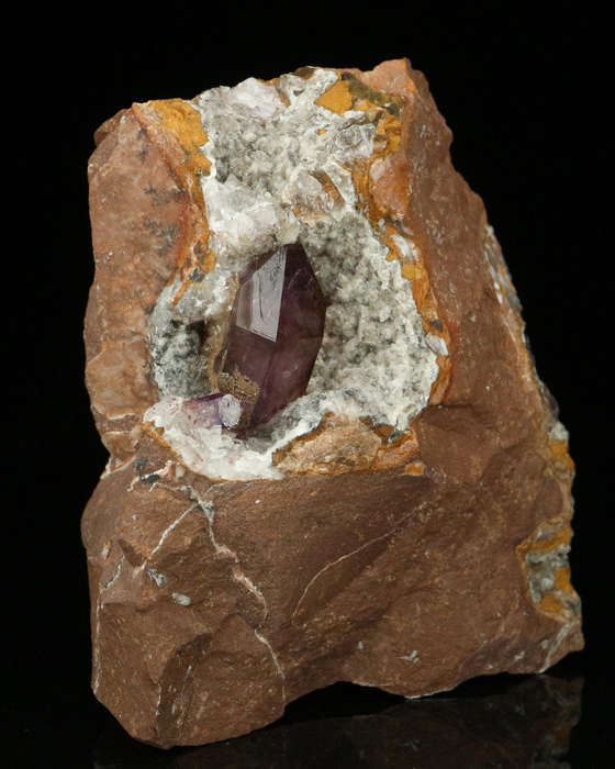 Amethyst Quartz on Matrix, Gobobosebberge Mnt, Namibia