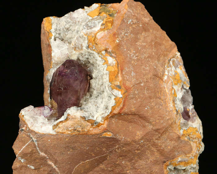 Amethyst Quartz on Matrix, Gobobosebberge Mnt, Namibia