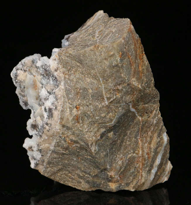 Quartz on Smithsonite on Maltrix, Skorpion Mine, Karas Region, Namibia