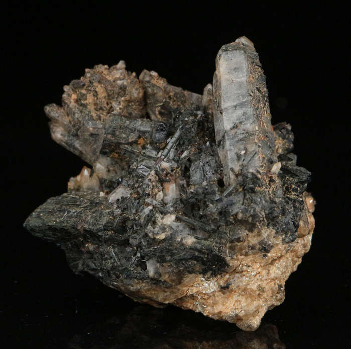 Schorl incl Quartz, Erongo Mnt Region, Namibia