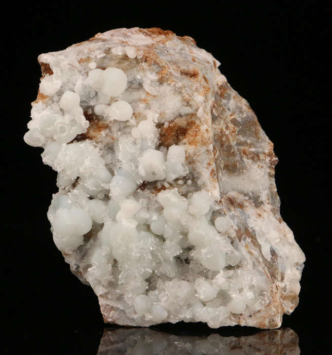 Hemimorphite, Smithsonite on Matrix, Skorpion Mine, Karas Region, Namibia
