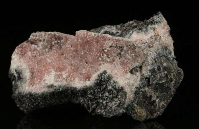 Rhodochrosite on Matrix,"N'Chwaning II Mine, Kalahari Manganese Field, Northern Cape, South Africa "