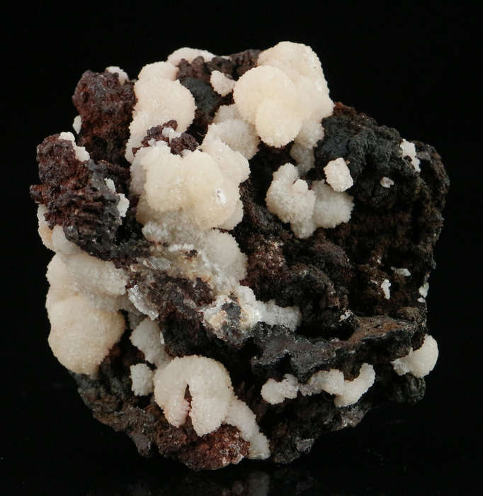 Calcite on Matrix, "N'Chwaning II Mine, Kalahari Manganese Field, Northern Cape, South Africa "