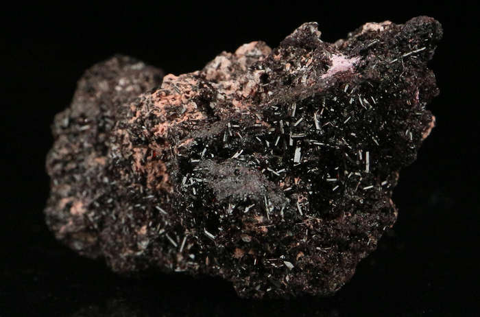 Manganvesuvianite on Matrix,"N'Chwaning II Mine, Kalahari Manganese Field, Northern Cape, South Afri