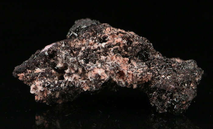 Manganvesuvianite on Matrix,"N'Chwaning II Mine, Kalahari Manganese Field, Northern Cape, South Afri