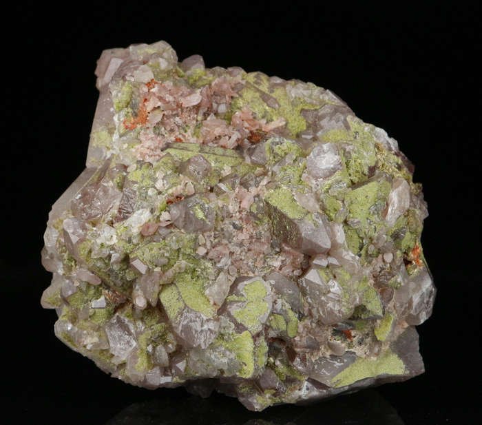 Epidote on Quartz, Artonvilla Mine, Musina, South Africa