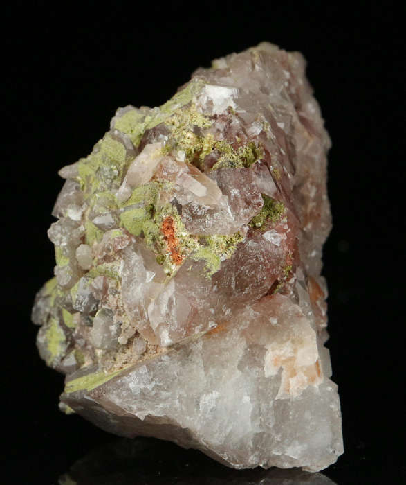 Epidote on Quartz, Artonvilla Mine, Musina, South Africa