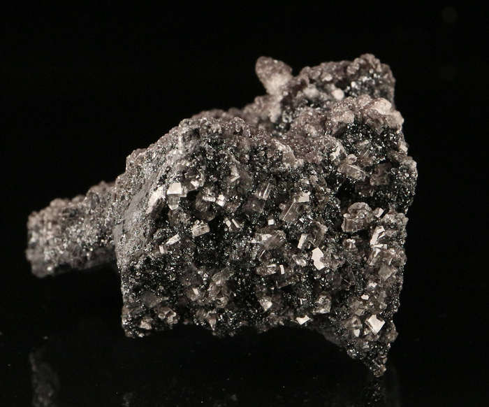Quartz on Calcite, "N'Chwaning II Mine, Kalahari Manganese Field, Northern Cape, South Africa "