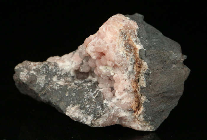 Rhodochrosite on Matrix,"N'Chwaning II Mine, Kalahari Manganese Field, Northern Cape, South Africa "