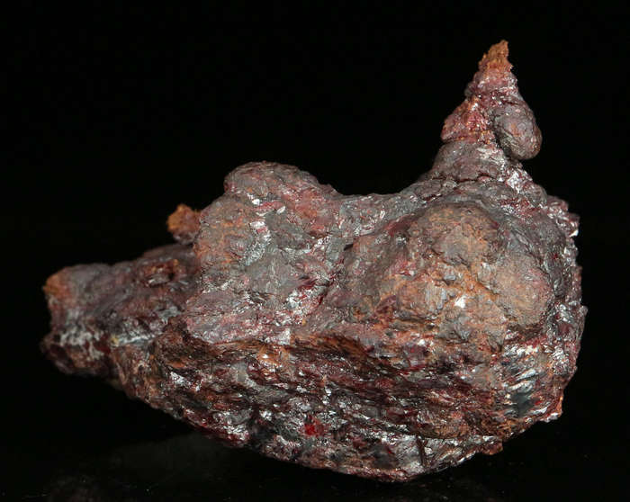 Native Copper on Cuprite, Tsumeb Mine, Namibia