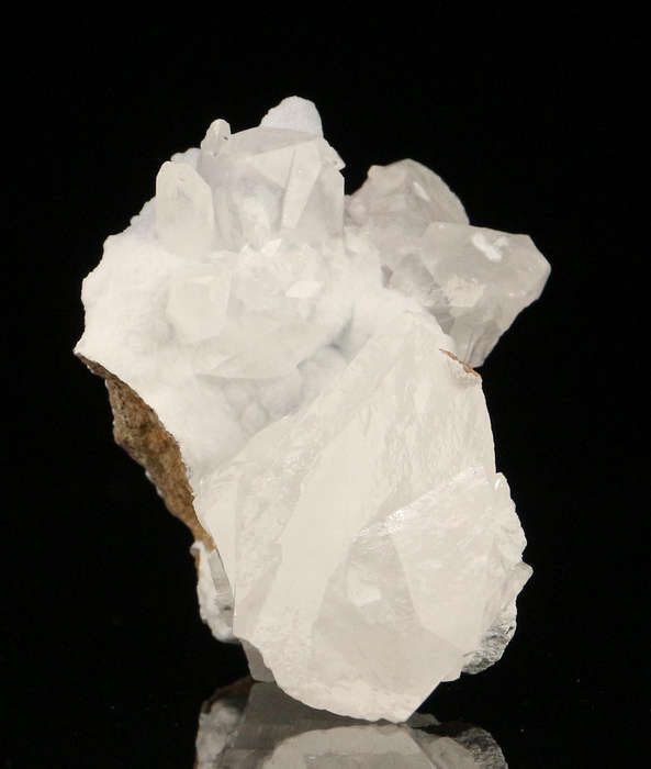 Calcite on Quartz on Matrix, Skorpion Mine, Karas Region, Namibia