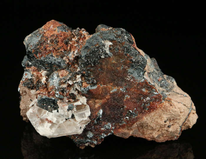 Hematite, Andradite on Matrix,"N'Chwaning II Mine, Kalahari Manganese Field, Northern Cape, South Af