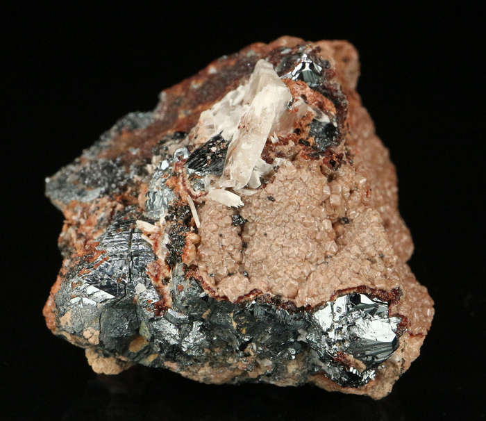 Hematite, Andradite on Matrix,"N'Chwaning II Mine, Kalahari Manganese Field, Northern Cape, South Af