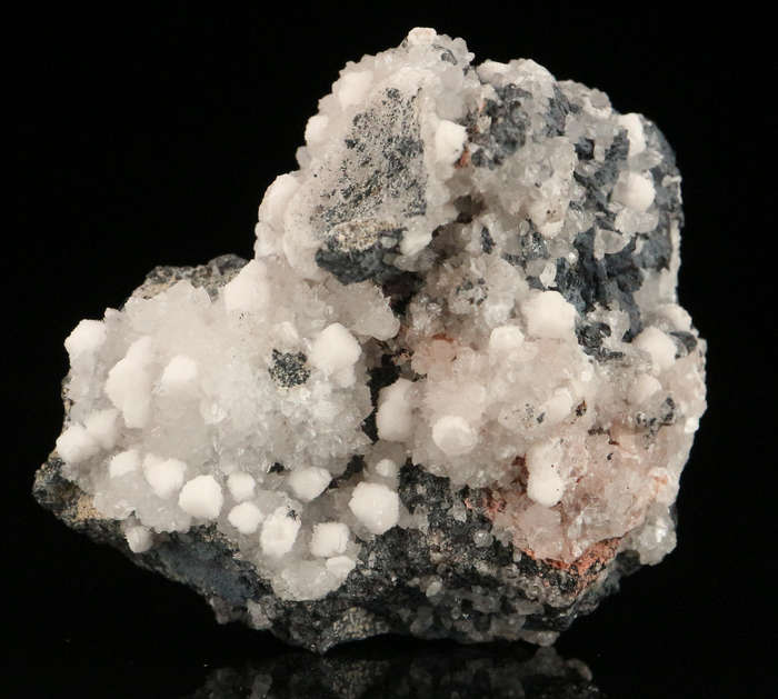 Calcite on Calcite on Matrix,"N'Chwaning II Mine, Kalahari Manganese Field, Northern Cape, South Afr