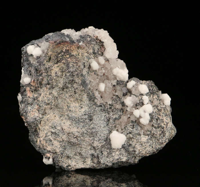 Calcite on Calcite on Matrix,"N'Chwaning II Mine, Kalahari Manganese Field, Northern Cape, South Afr