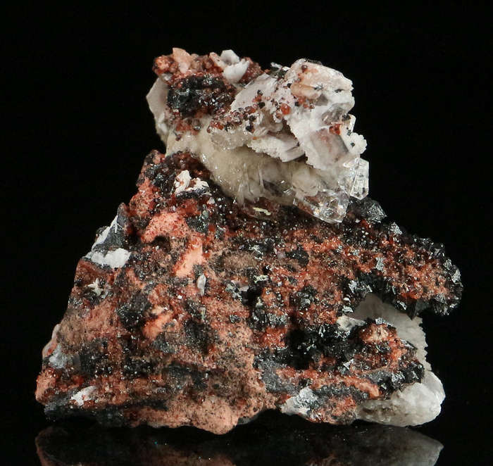 Baryte, Hausmannite, Andradite,"N'Chwaning II Mine, Kalahari Manganese Field, Northern Cape, South A