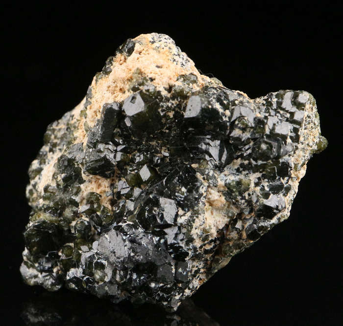 Demantoid Garnet on Matrix, Erongo Mnt Region, Namibia